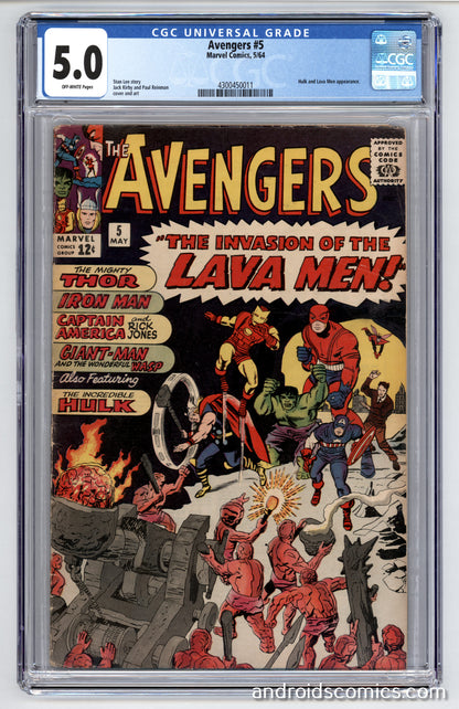 Avengers #5 CGC 5.0