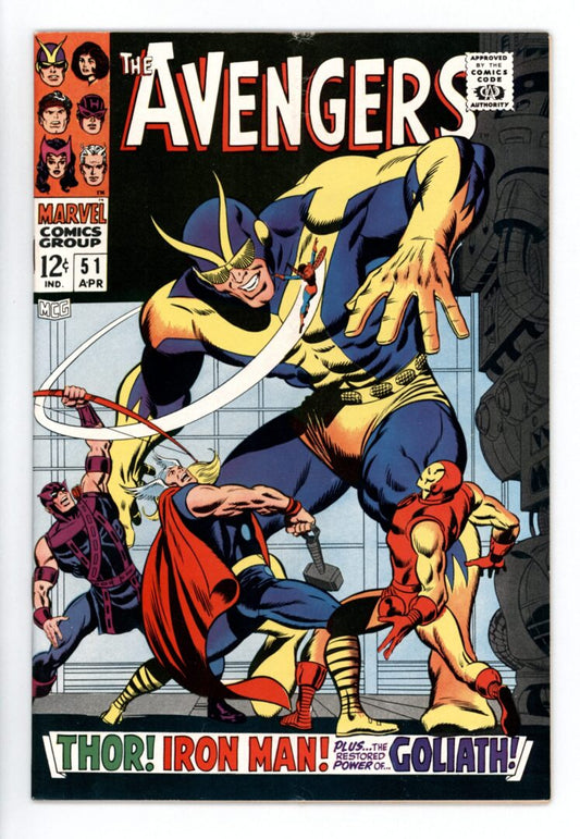 Avengers #51  VG/FN