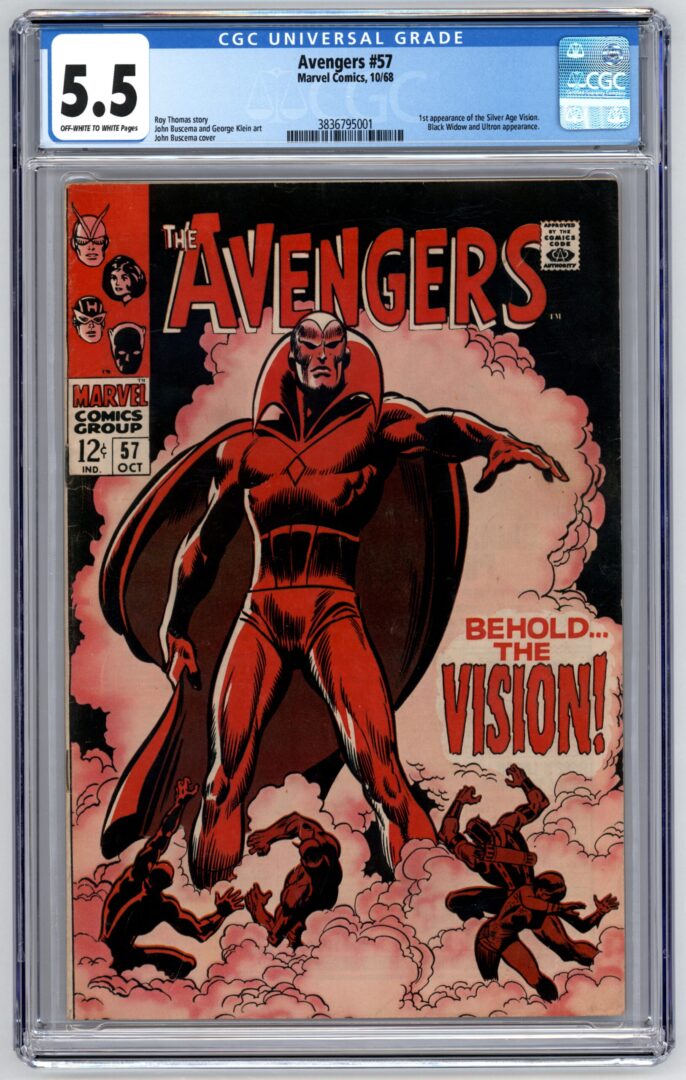 Avengers #57  CGC 5.5  1st App. of Vision