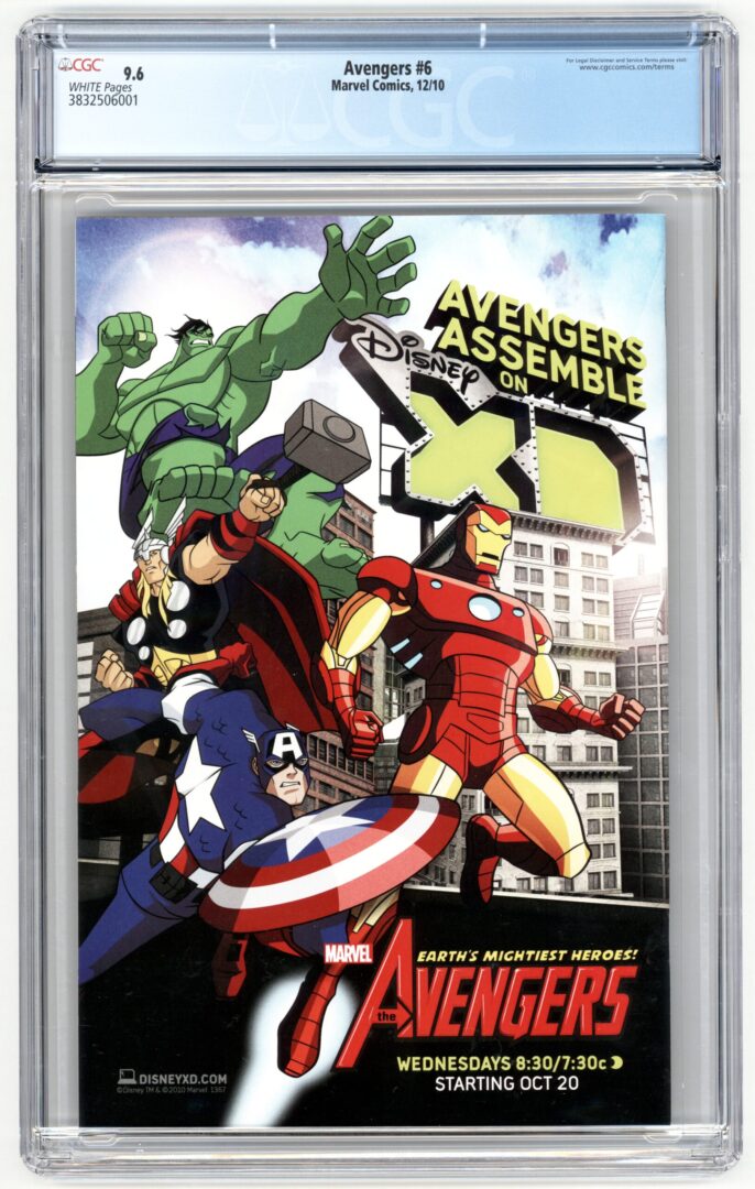Avengers #6  CGC 9.6 1st full App. of the Next Avengers