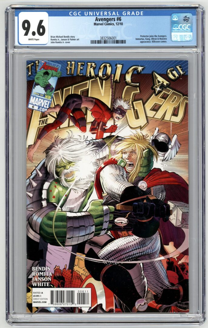 Avengers #6  CGC 9.6 1st full App. of the Next Avengers