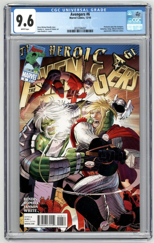 Avengers #6  CGC 9.6 1st full App. of the Next Avengers