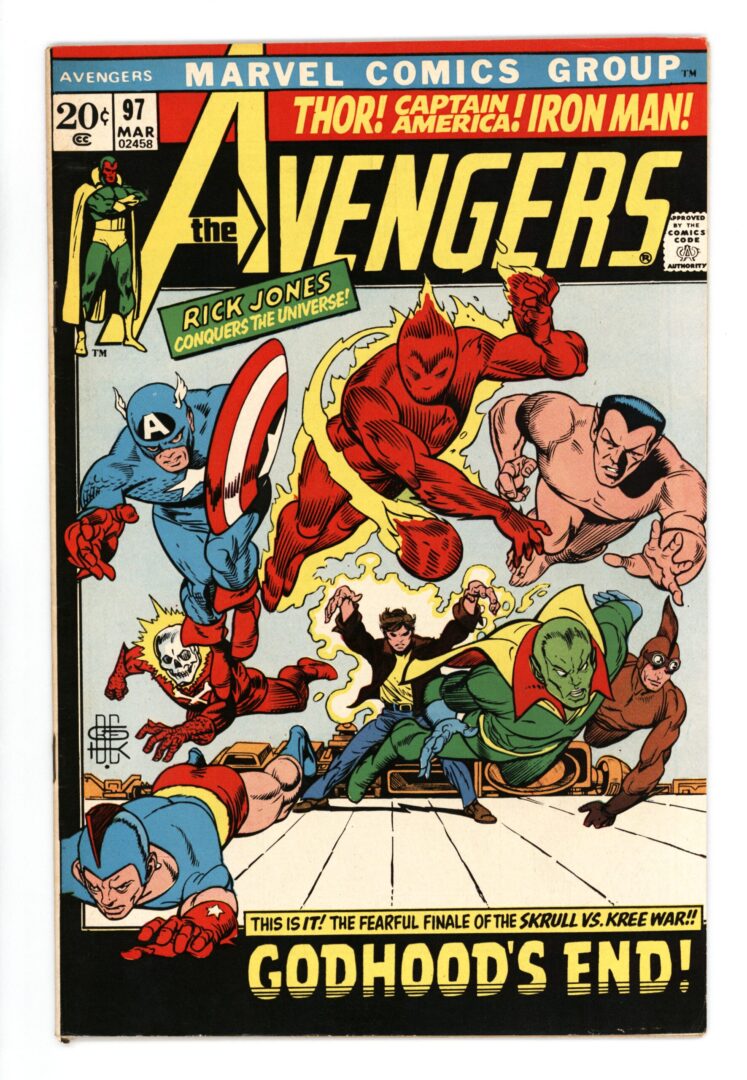 Avengers #97  VF-