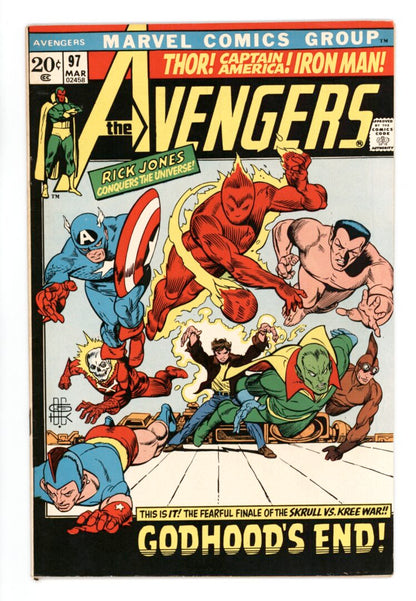 Avengers #97  VF-