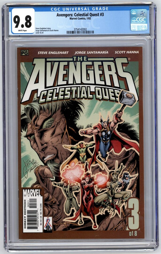 Avengers: Celestial Quest #3  CGC 9.8 1st full App. of Quoi