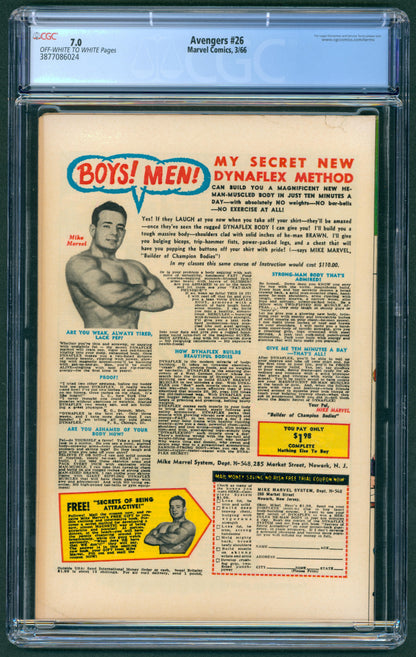 Avengers #26  CGC 7.0