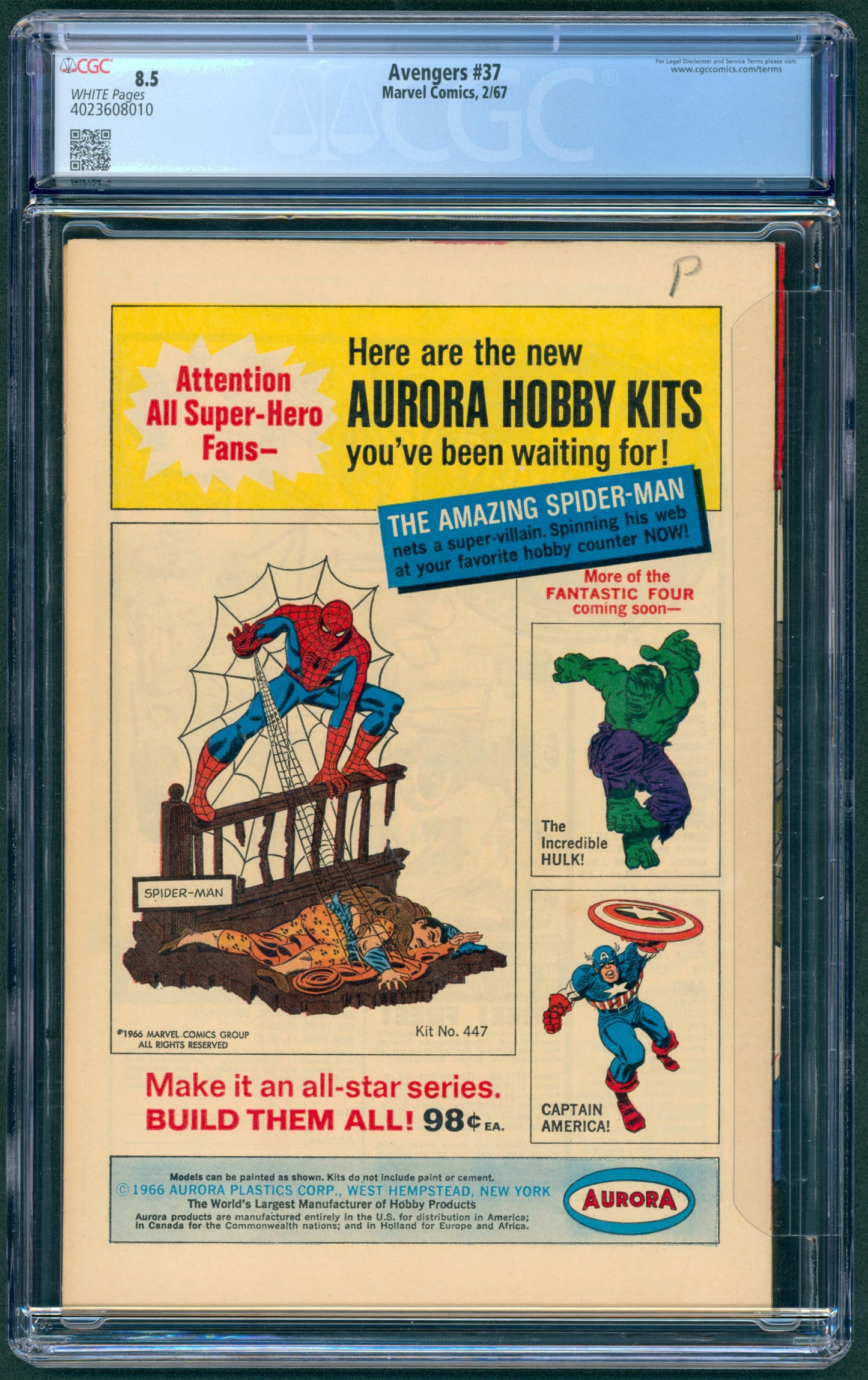 Avengers #37 CGC 8.5