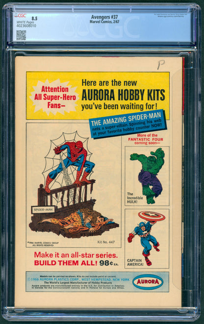 Avengers #37 CGC 8.5