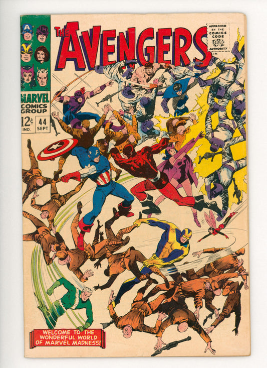 Avengers #44 VG  Origin of the Black Widow