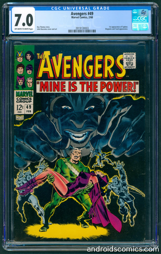 Avengers #49 CGC 7.0