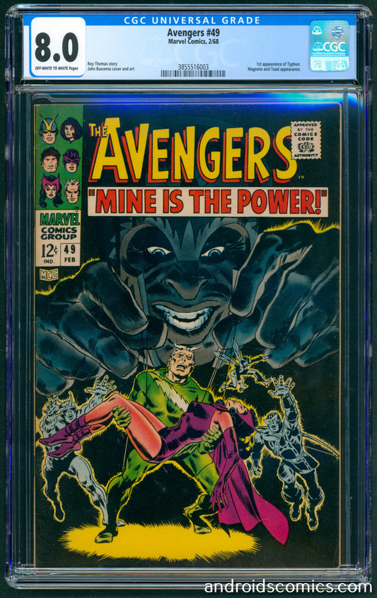Avengers #49 CGC 8.0