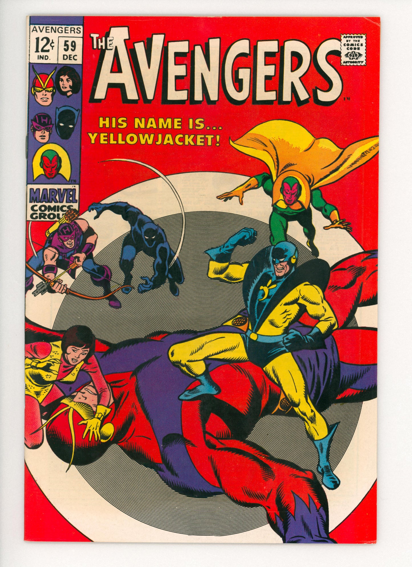 Avengers #59 VF-  1st App. of Yellowjacket
