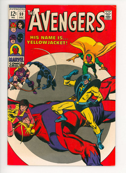 Avengers #59 VF-  1st App. of Yellowjacket