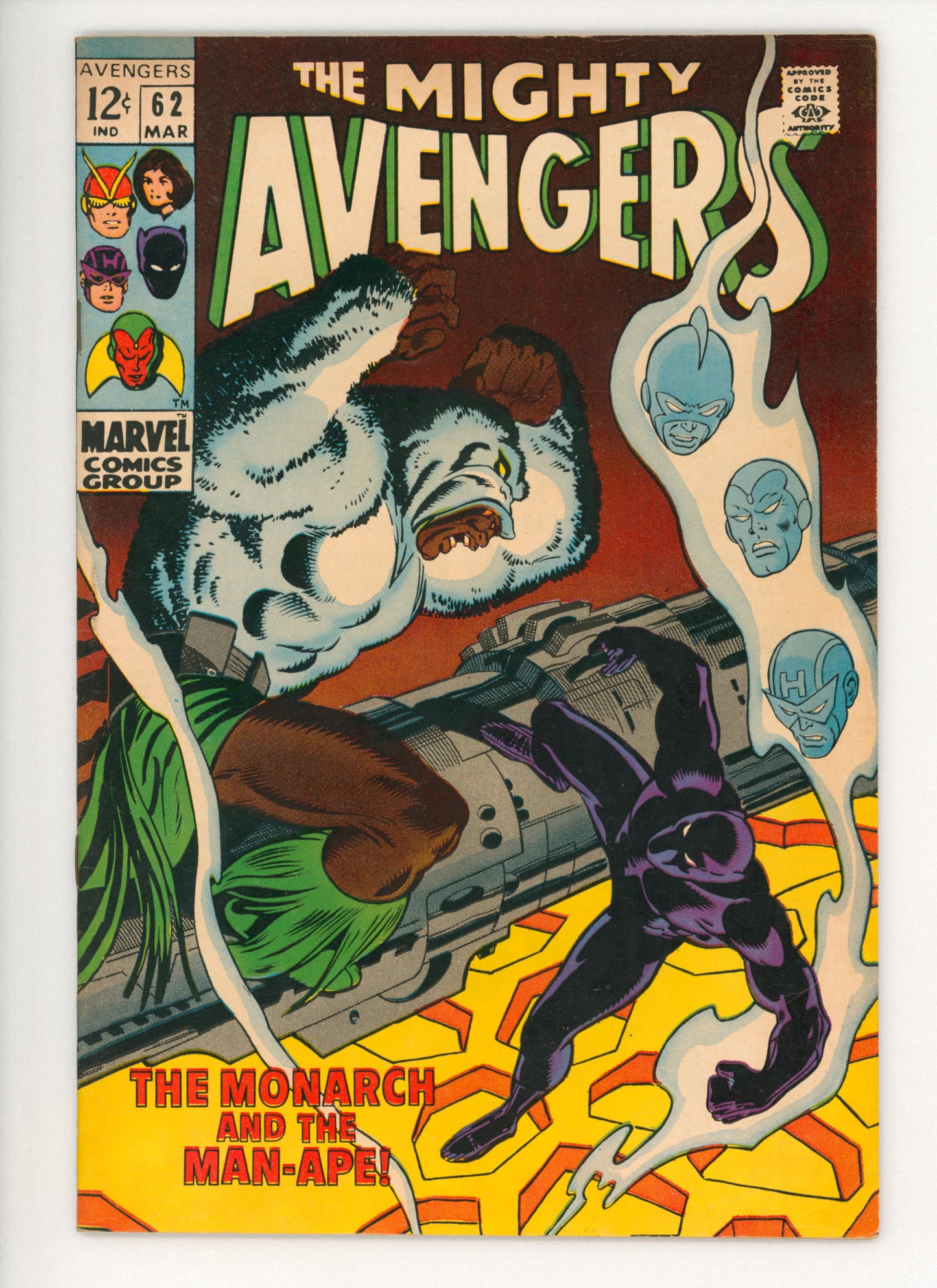 Avengers #62 FN- 1st App. of the Man-Ape