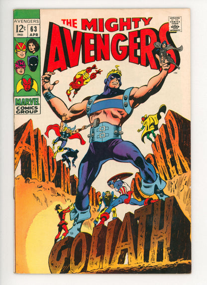 Avengers #63  FN+