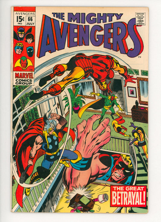 Avengers #66 FN+ (6.5)