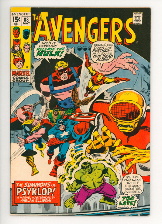 Avengers#88  VF-