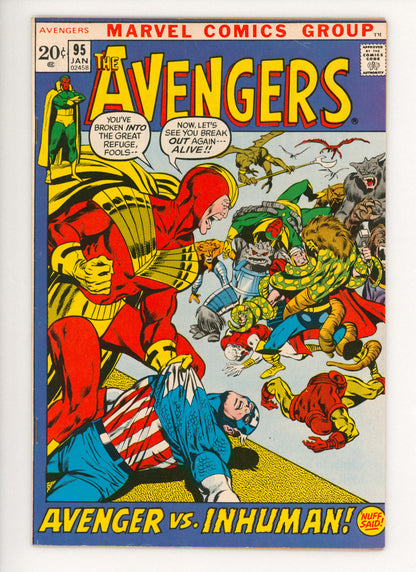 Avengers #95  VF-
