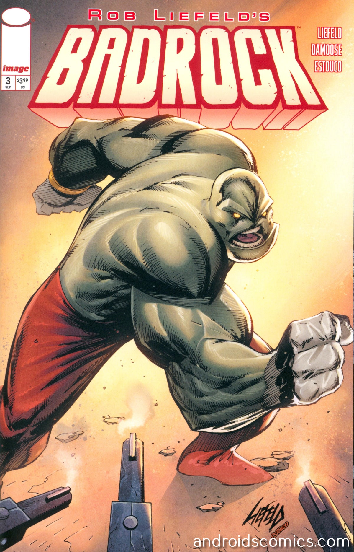 Badrock #3 Cover B Rob Liefeld Variant