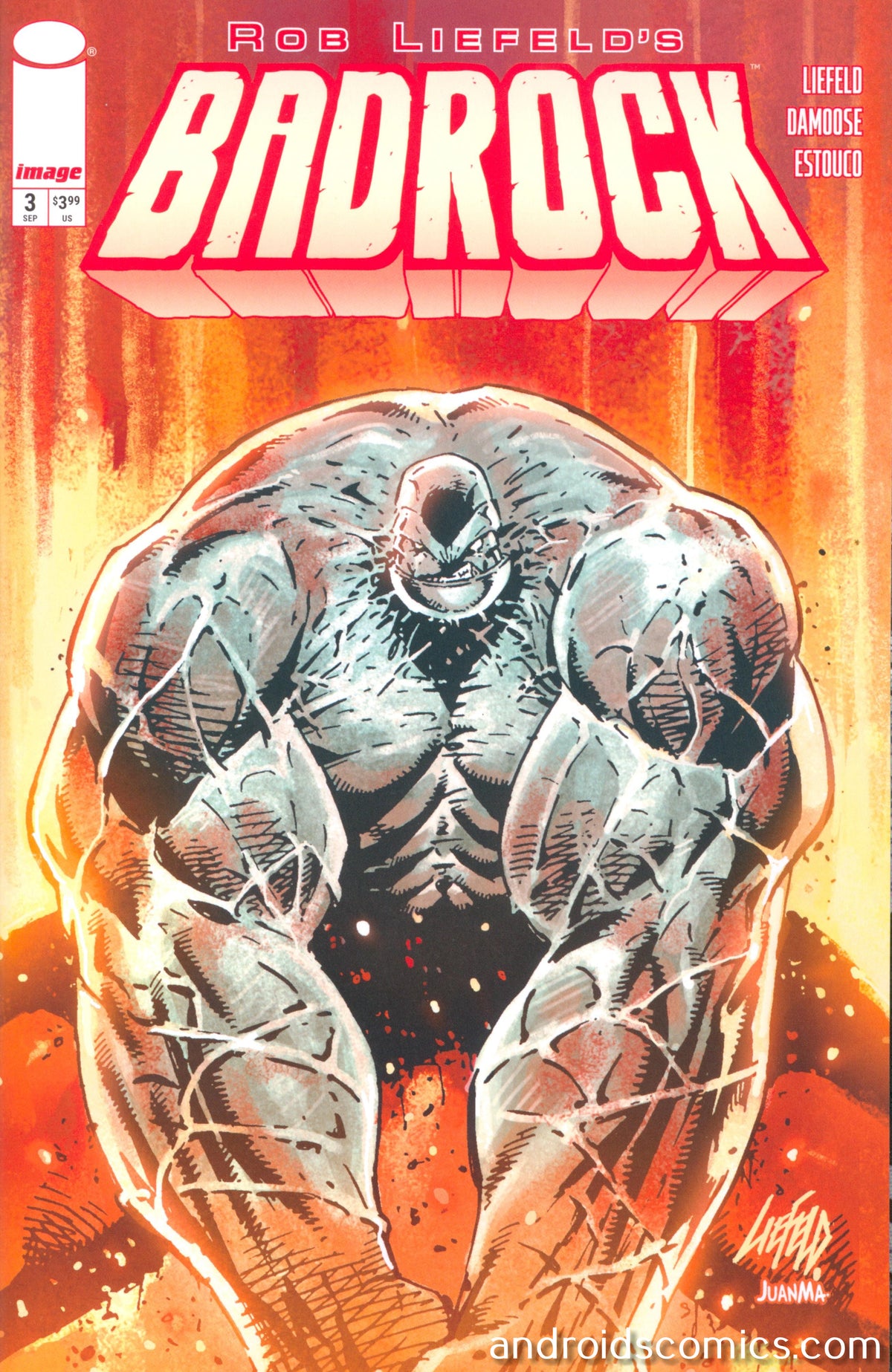 Badrock #3 Cover D Rob Liefeld Variant