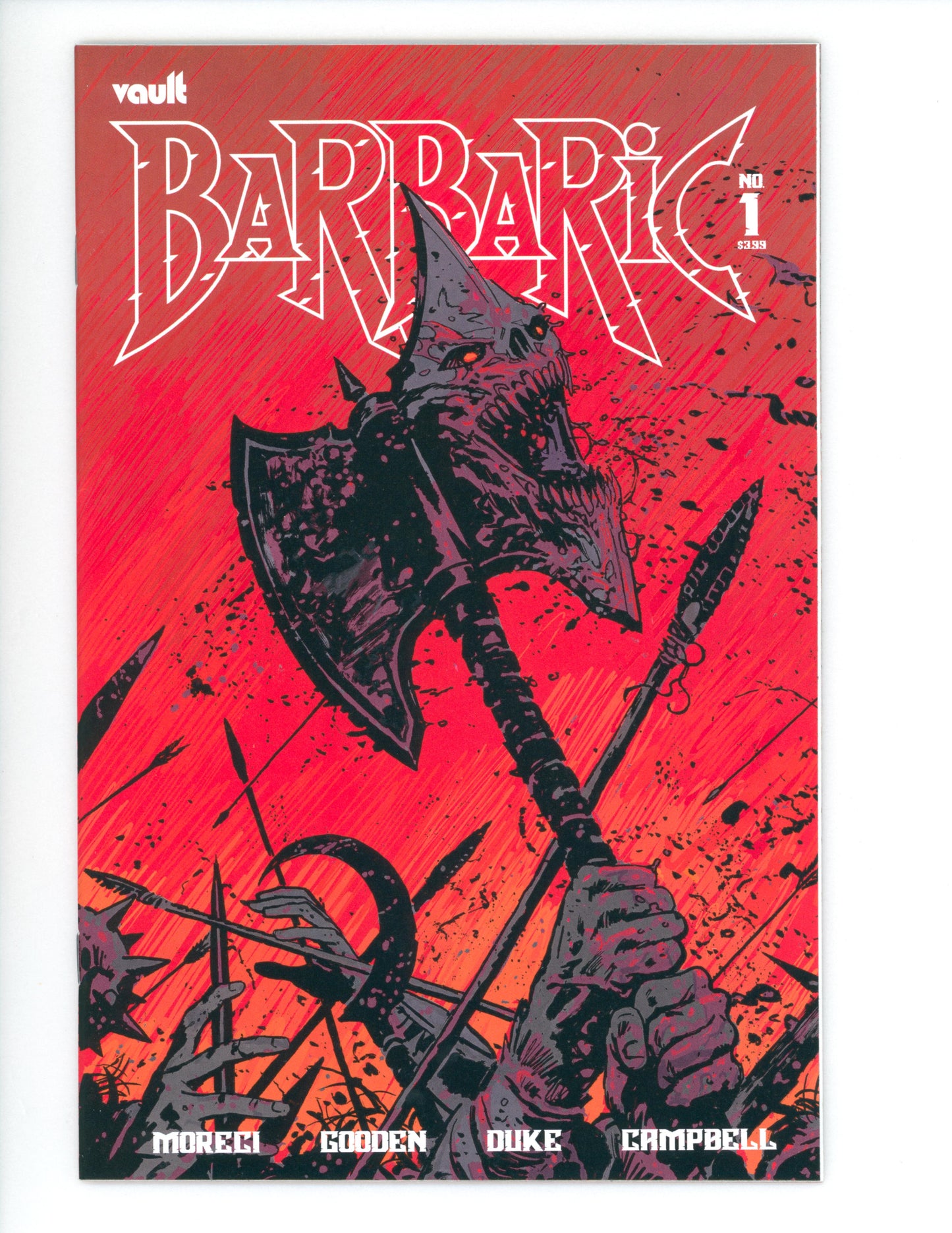Barbaric #1 Cover B Hixson NM