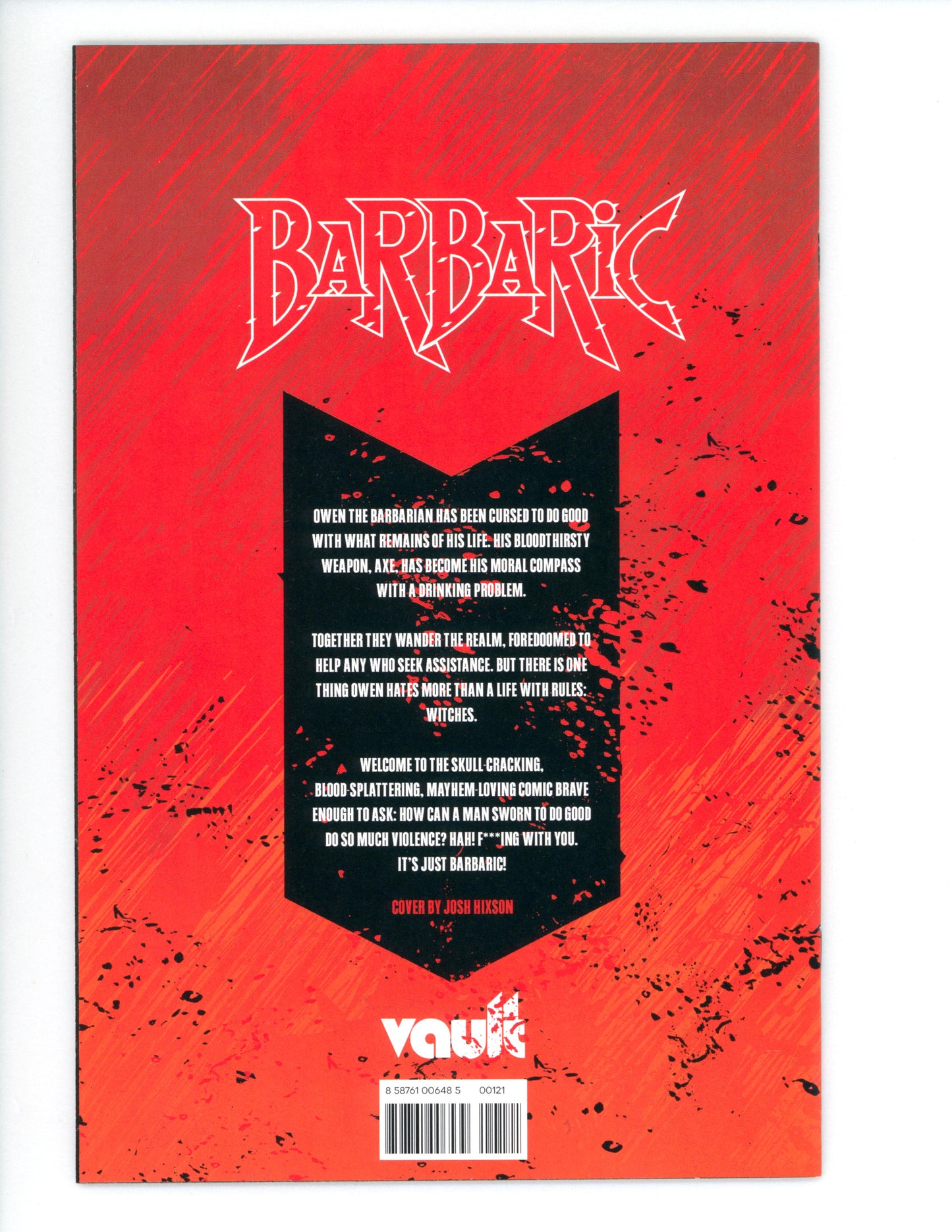 Barbaric #1 Cover B Hixson NM