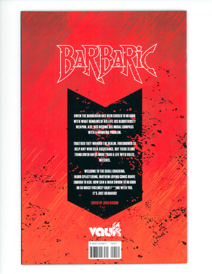 Barbaric #1 Cover B Hixson NM