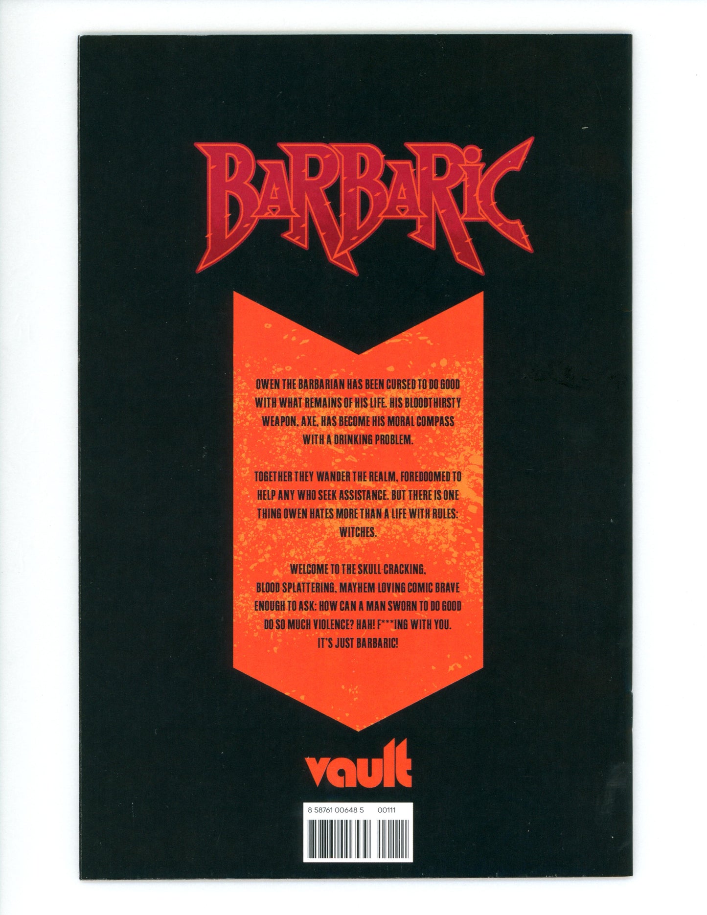 Barbaric #1 Cover A Gooden NM