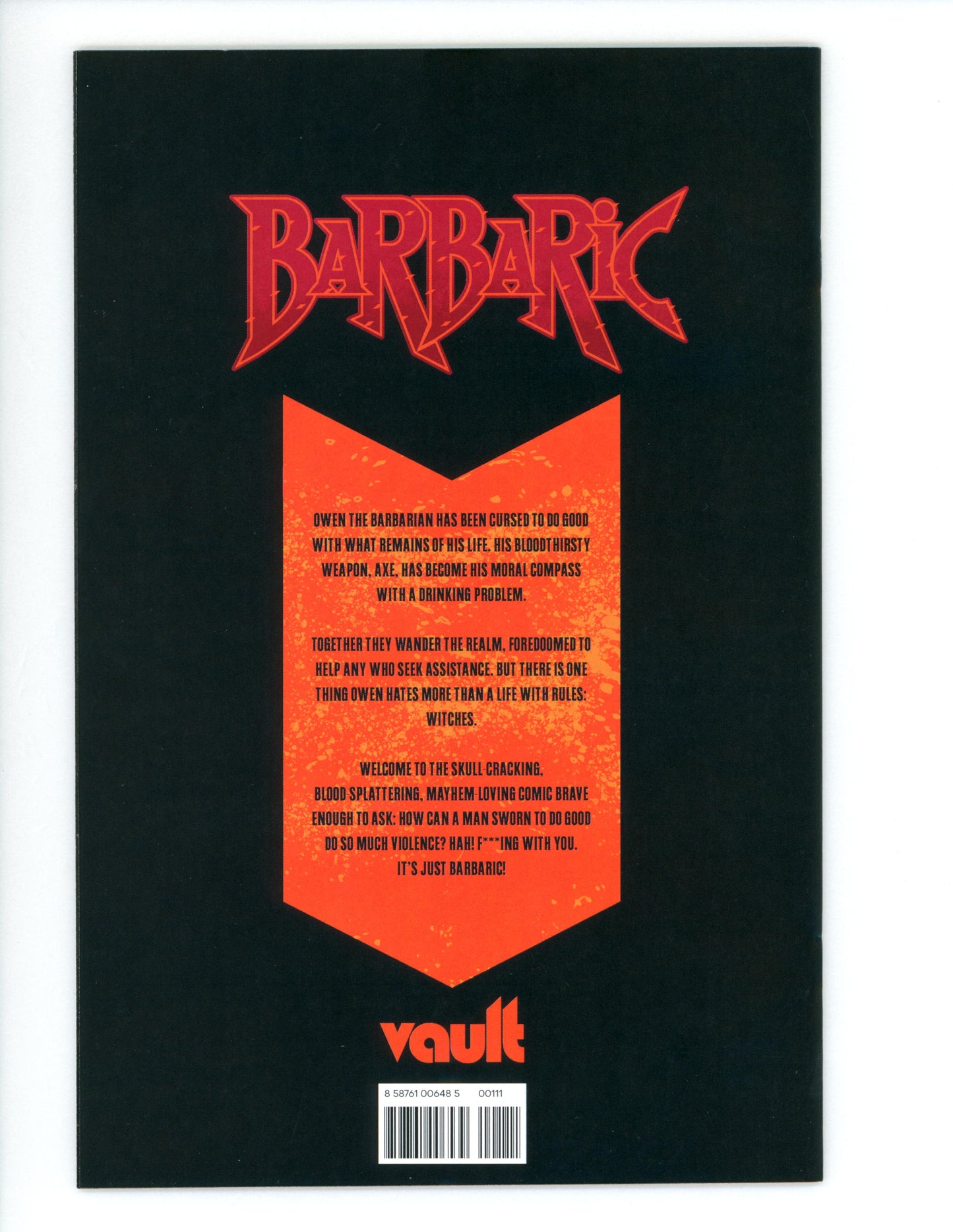 Barbaric #1 Cover A Gooden NM