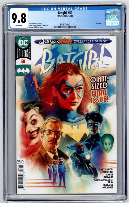 Batgirl #50  CGC 9.8  1st appearance of Ryan Wilder