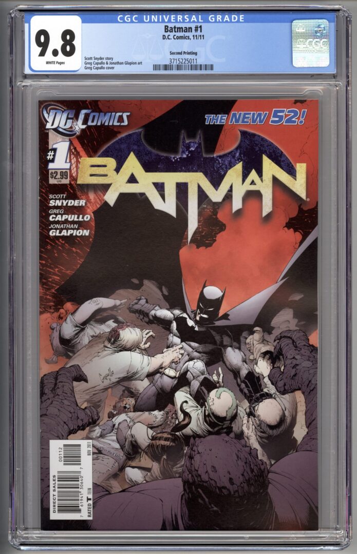 Batman #1  2nd Print  CGC 9.8
