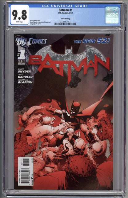 Batman #1  3rd Print  CGC 9..8