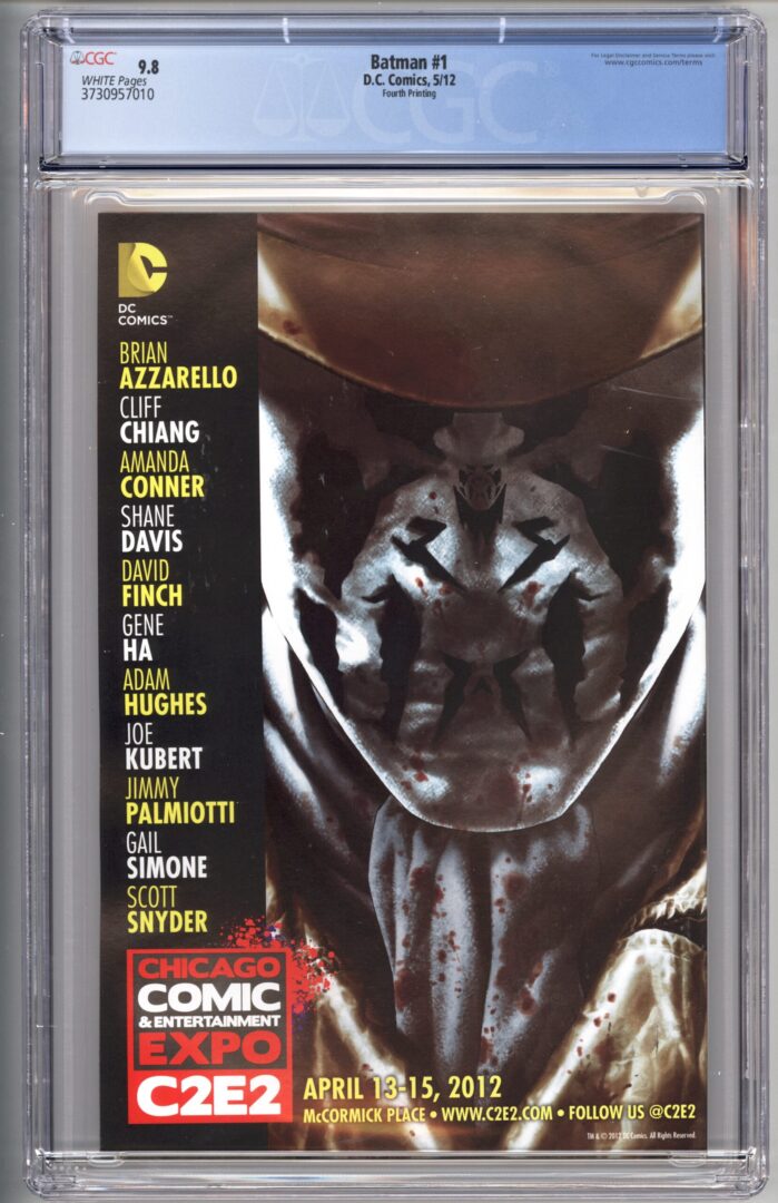 Batman #1  4th Print  CGC 9.8