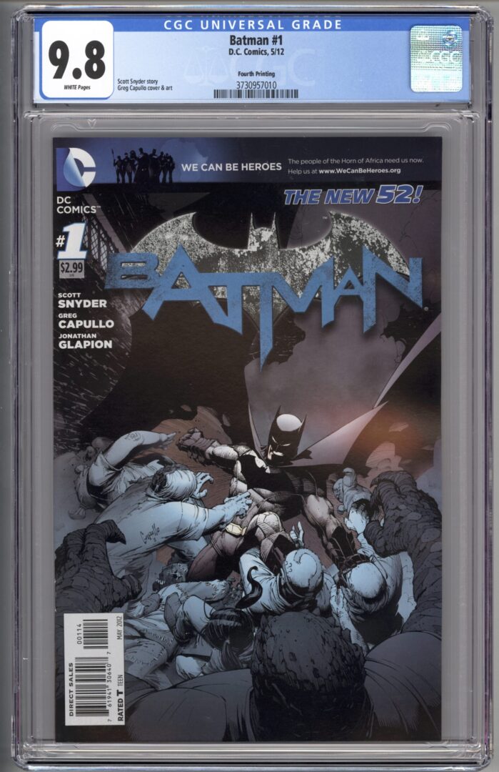 Batman #1  4th Print  CGC 9.8