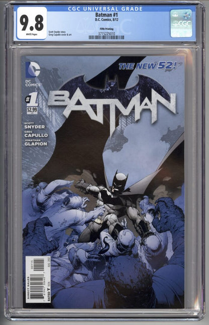 Batman #1  5th Print  CGC 9.8