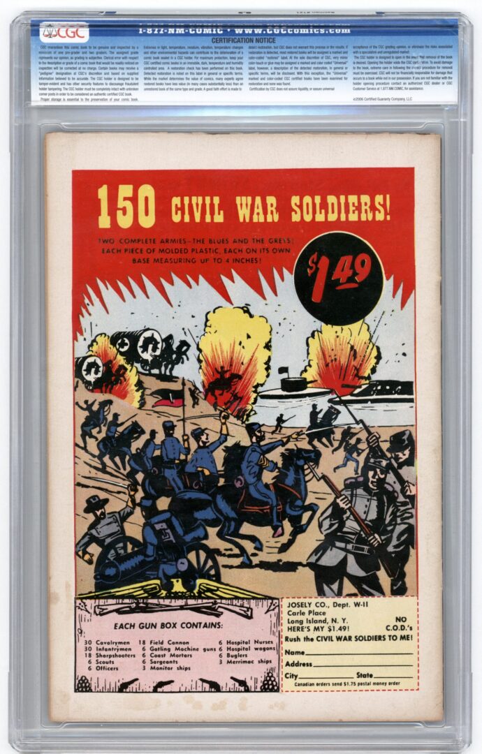 Batman #121  CGC 6.5  Origin & 1st appearance of Mister Freeze