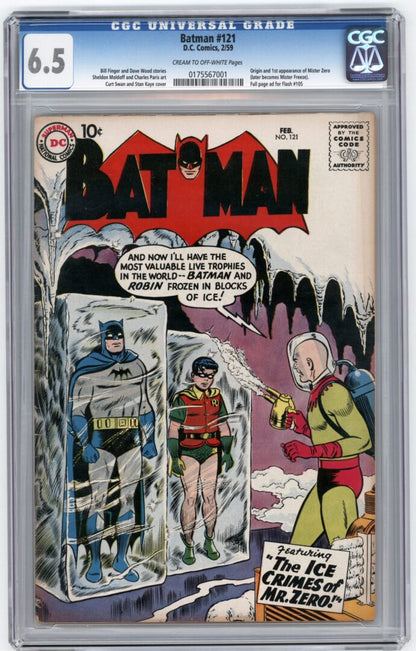 Batman #121  CGC 6.5  Origin & 1st appearance of Mister Freeze