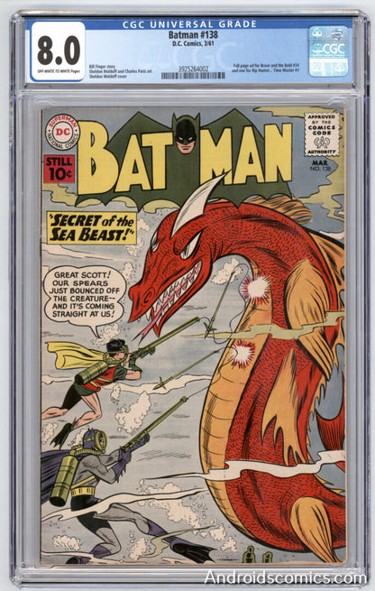 Batman #138  CGC 8.0