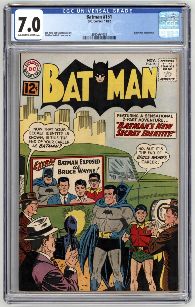 Batman #151  CGC 7.0