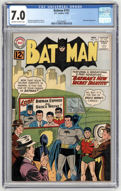 Batman #151  CGC 7.0