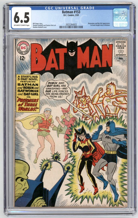 Batman #153  CGC 6.5