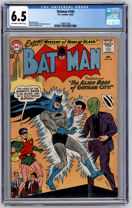 Batman #160  CGC 6.5