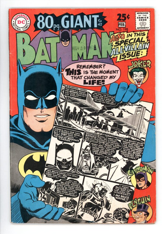 Batman #198  VG+