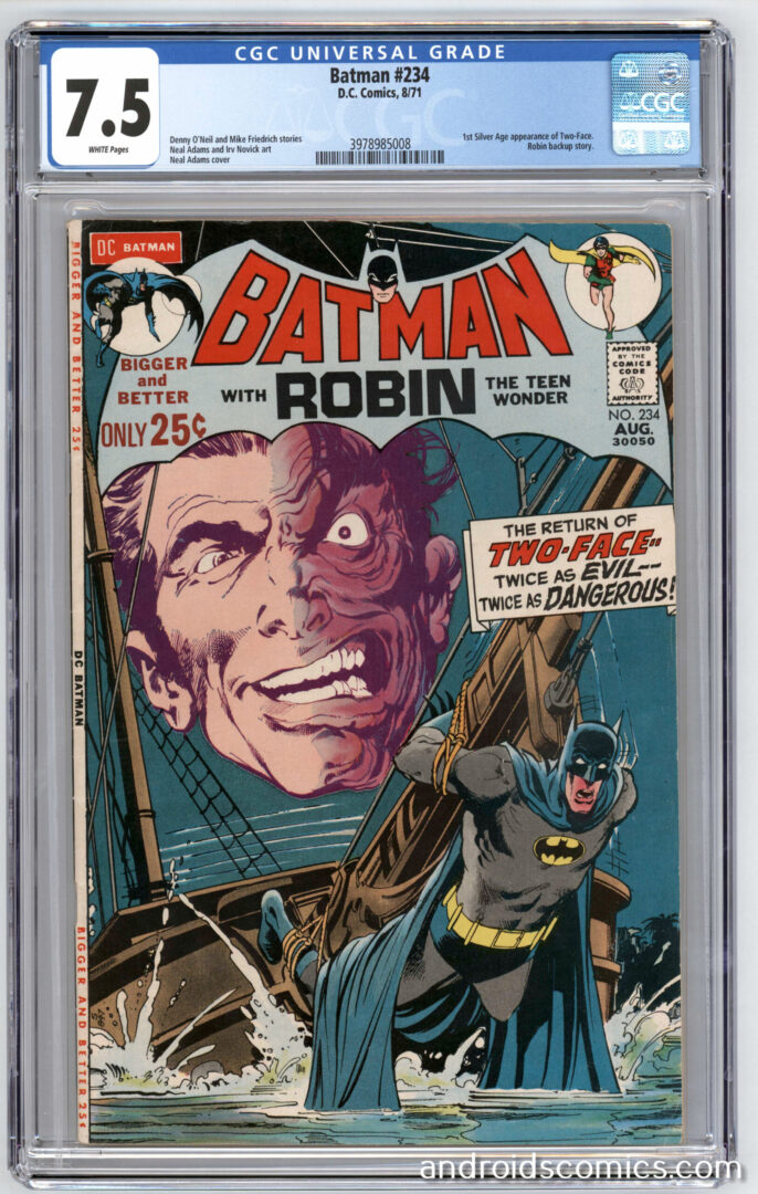 Batman #234  CGC 7.5 1st silver age App. of Two-Face