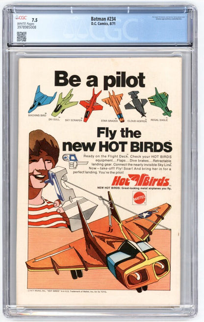 Batman #234  CGC 7.5 1st silver age App. of Two-Face