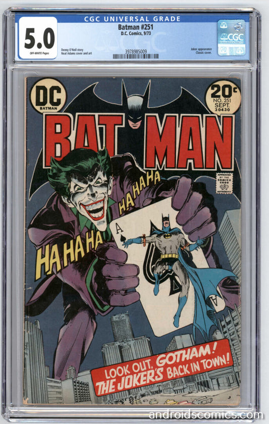 Batman #251  CGC 5.0