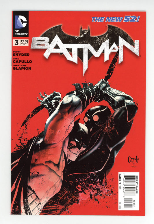 Batman #3  NM-  2nd Print  1st cameo team appearance of The Court of Owls