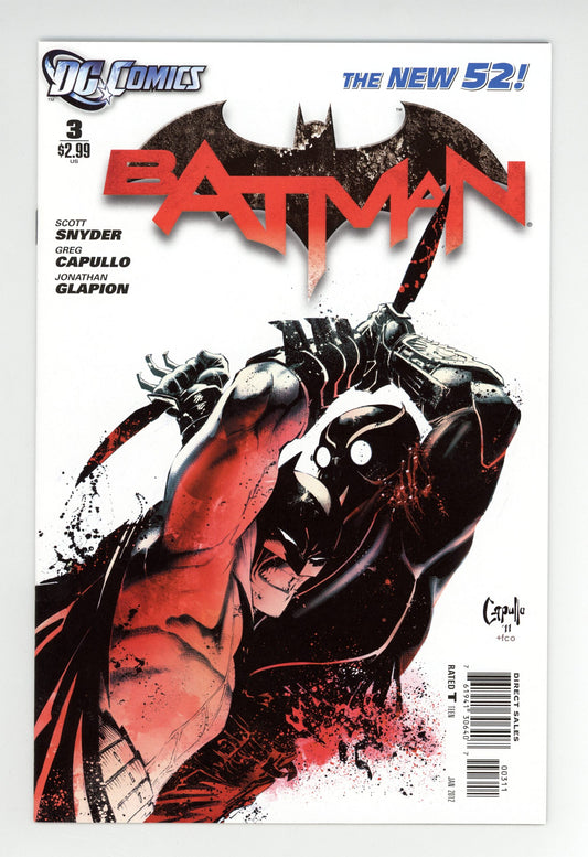 Batman #3  NM  1st cameo team appearance ofThe Court of Owls