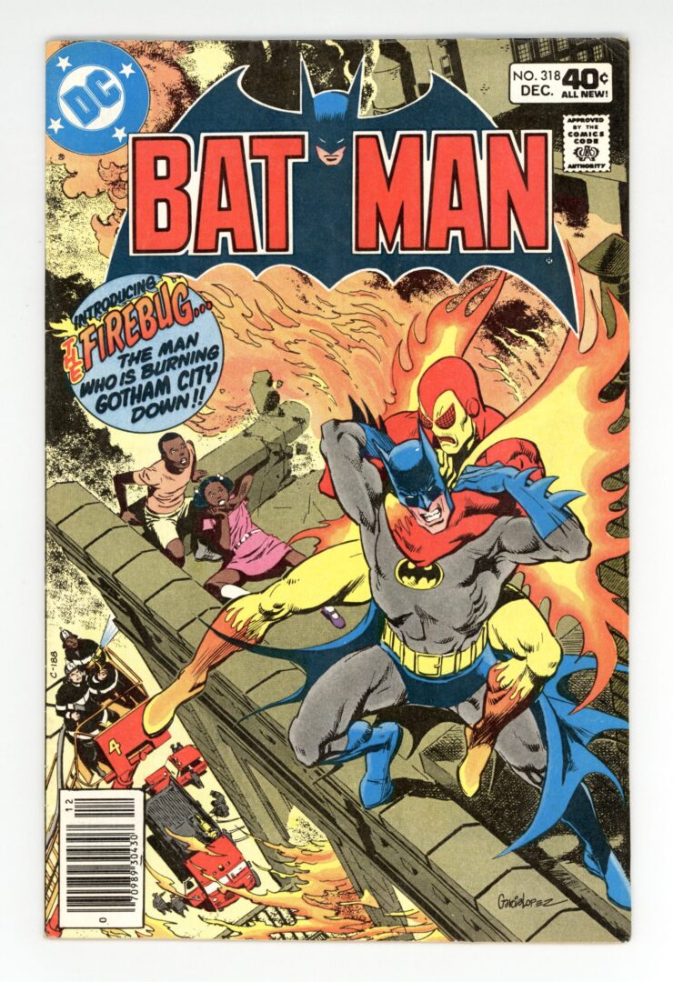 Batman #318  FN-  1st appearance of Firebug