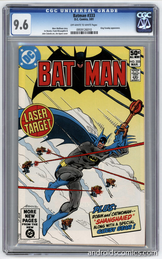 Batman #333  CGC 9.6